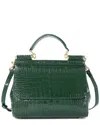 Tiffany & Fred Paris Croc-embossed Leather Satchel
