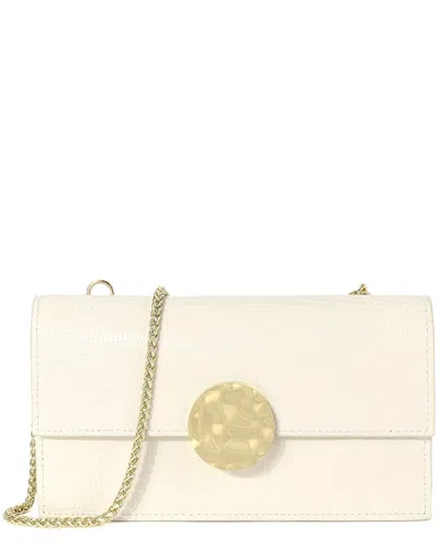 Tiffany & Fred Paris Croc-embossed Leather Shoulder Bag
