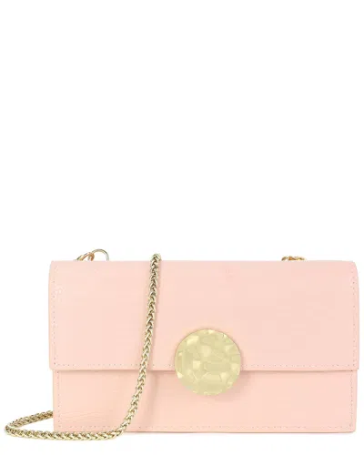 Tiffany & Fred Paris Croc-embossed Leather Shoulder Bag