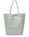 Tiffany & Fred Paris Croc-embossed Leather Tote