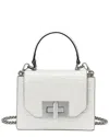 Tiffany & Fred Paris Croc-embossed Patent Satchel