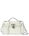 Tiffany & Fred Paris Croco-embossed Top-handle Crossbody