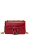 Tiffany & Fred Paris Crystal Dragon Medium Leather Crossbody In Red