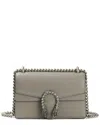 Tiffany & Fred Paris Crystal Dragon Leather Crossbody In Gray