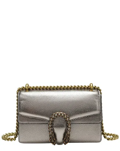 Tiffany & Fred Paris Crystal Dragon Leather Crossbody In Metallic
