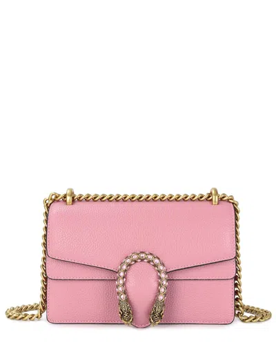 Tiffany & Fred Paris Crystal Dragon Leather Crossbody In Pink