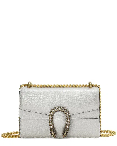 Tiffany & Fred Paris Crystal Dragon Medium Crossbody In Silver