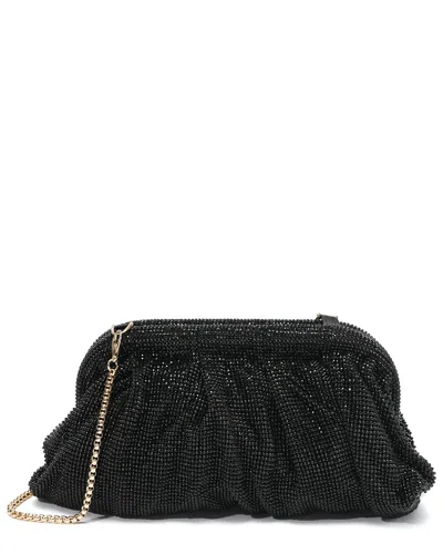 Tiffany & Fred Paris Crystal-embellished Evening Crossbody In Black