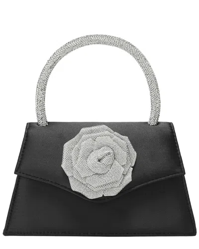 Tiffany & Fred Paris Crystal Handle Mini Satchel In Black