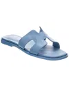 Tiffany & Fred Paris Cutout Leather Slide
