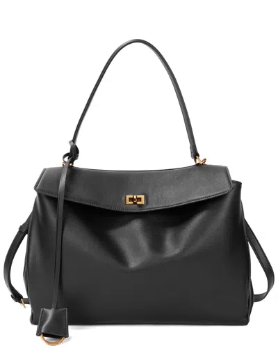 Tiffany & Fred Paris Dnu Tiktok  Large Smooth Leather Tote In Black