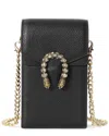 Tiffany & Fred Paris Dragon Crystal Leather Bag