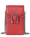 Tiffany & Fred Paris Dragon Crystal Leather Crossbody