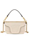 Tiffany & Fred Paris Elegant Braided Leather Crossbody