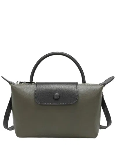 Tiffany & Fred Paris Tiffany And Fred Paris Elegant Mini Suede Leather Satchel In Tan
