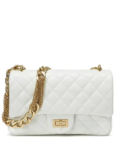 Tiffany & Fred Paris Elegant Quilted Leather Chain Shoulder Bag