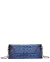 Tiffany & Fred Paris Embossed Leather Clutch