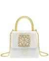 Tiffany & Fred Paris Embossed Leather Mini Top Handle Bag In Pattern