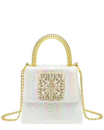 TIFFANY & FRED PARIS TIFFANY & FRED PARIS EMBOSSED LEATHER MINI TOP HANDLE BAG