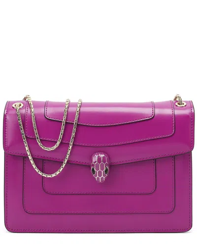 Tiffany & Fred Paris Fold-over Smooth Leather Crossbody