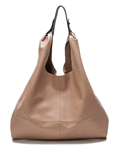 Tiffany & Fred Paris Full-grain Leather Hobo Bag
