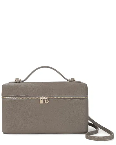 Tiffany & Fred Paris Full-grain Leather Rectangular Crossbody In Brown