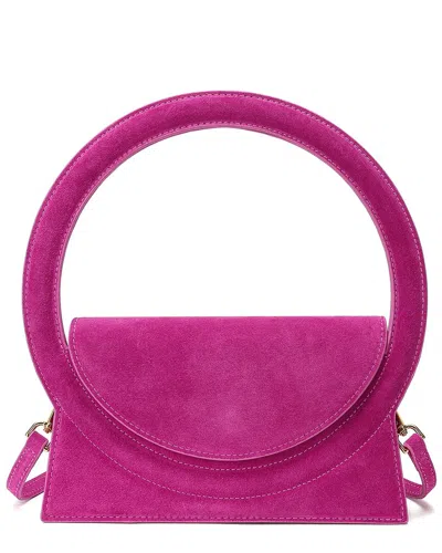 Tiffany & Fred Paris Full-grain Leather Satchel In Pink