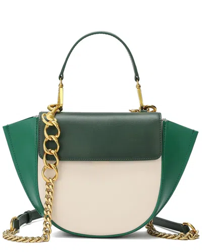 Tiffany & Fred Paris Full-grain Leather Top-handle Crossbody