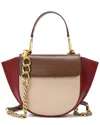Tiffany & Fred Paris Full-grain Leather Top-handle Crossbody