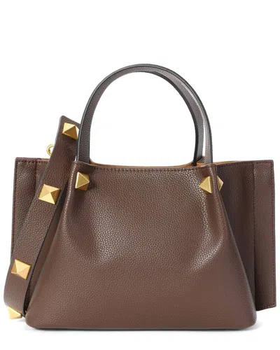 Tiffany & Fred Paris Full-grain Leather Top Handle Shoulder Bag