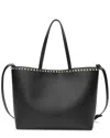 Tiffany & Fred Paris Full-grain Leather Tote In Black
