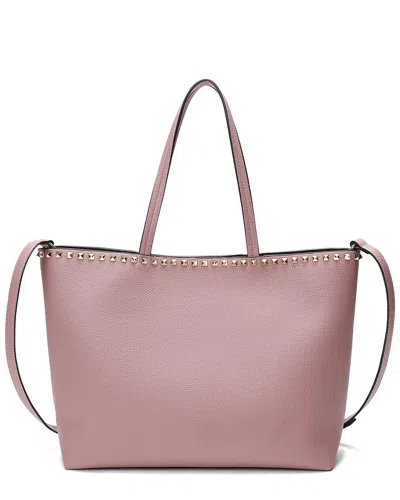 Tiffany & Fred Paris Full-grain Leather Tote In Pink