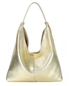 Tiffany & Fred Paris Full-grain Leather Tote In Silver