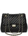 Tiffany & Fred Paris Full-grain Quilted Leather Tote