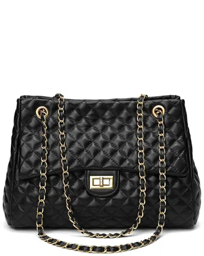 TIFFANY & FRED PARIS TIFFANY & FRED PARIS FULL-GRAIN QUILTED LEATHER TOTE