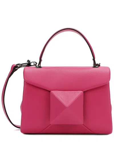 Tiffany & Fred Paris Full-grain Soft Leather Top Handle Shoulder Bag In Pink