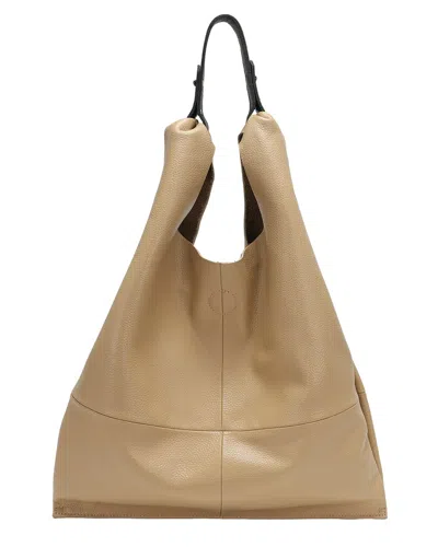 Tiffany & Fred Paris Full-grain Leather Hobo Tote In Pattern