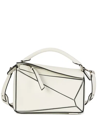 Tiffany & Fred Paris Geometric Leather Messenger Bag