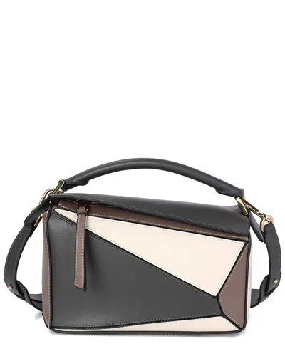 Tiffany & Fred Paris Geometric Leather Messenger Bag