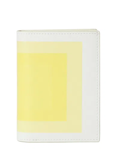 Tiffany & Fred Paris Geometric Print Leather Wallet In Multi