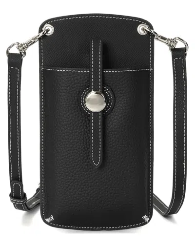 Tiffany & Fred Paris Grained Leather Phone Bag