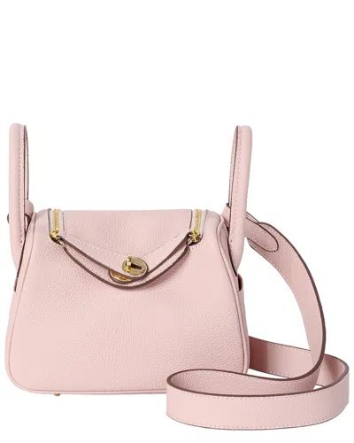 Tiffany & Fred Paris Grained Mini Leather Satchel In Pink