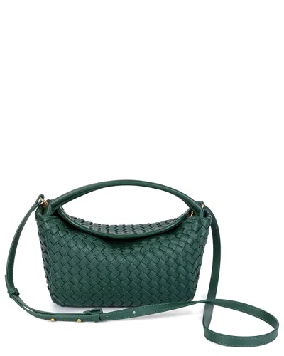 Tiffany & Fred Paris Hand-woven Leather Crossbody-