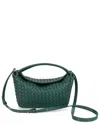 Tiffany & Fred Paris Hand-woven Leather Crossbody-