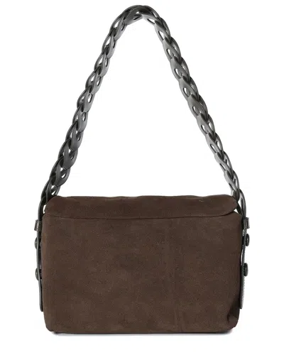 Tiffany & Fred Paris Hand-woven Leather Crossbody