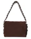 Tiffany & Fred Paris Hand-woven Leather Crossbody In Brown