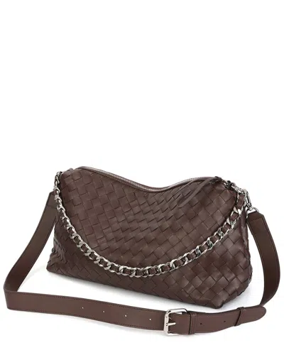 Tiffany & Fred Paris Hand-woven Leather Large Tote
