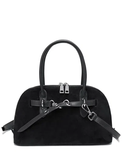 Tiffany & Fred Paris Hand-woven Leather Messenger Bag