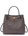 Tiffany & Fred Paris Hand-woven Leather Messenger Bag
