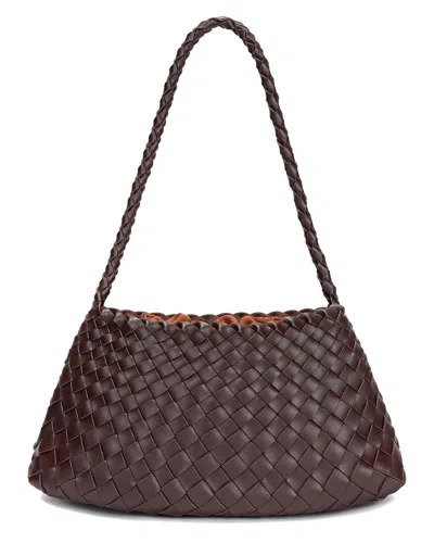Tiffany & Fred Paris Hand-woven Leather Shoulder Bag